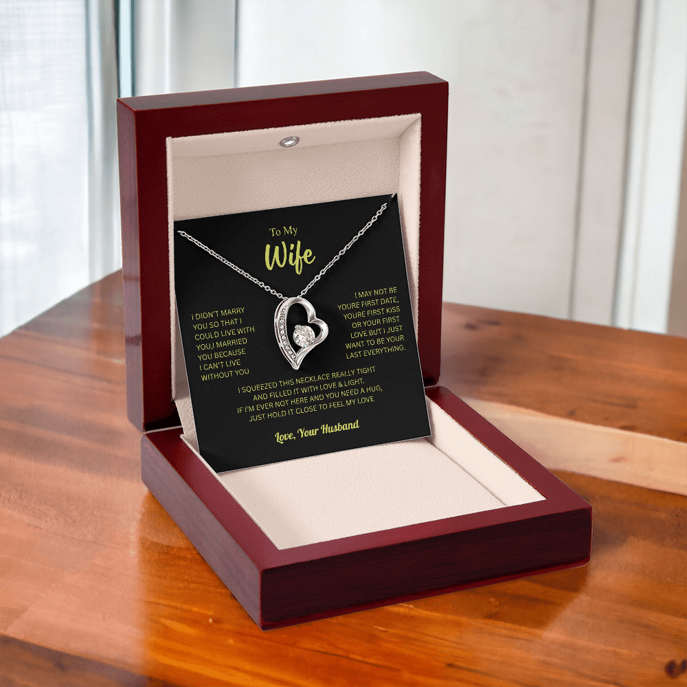 To My Wife From Husband Forever Love Necklace – Heartfelt Gift