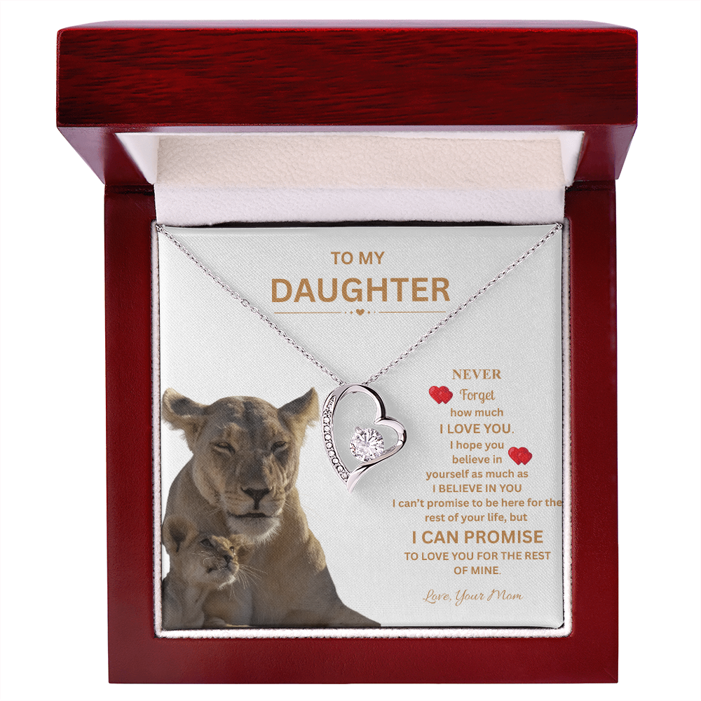To My Daughter From Mom Necklace
