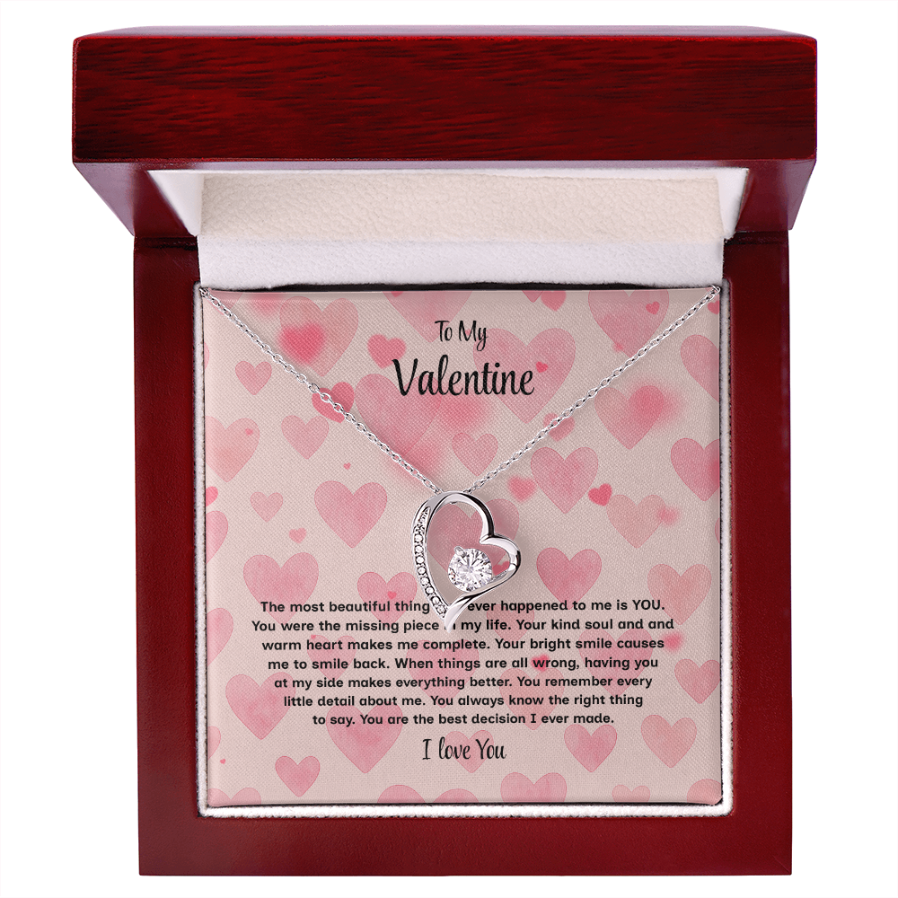 To My Valentine Forever Love Necklace – Heartfelt Romantic Gift