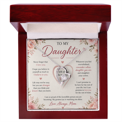 "To My Daughter" Forever Love Necklace