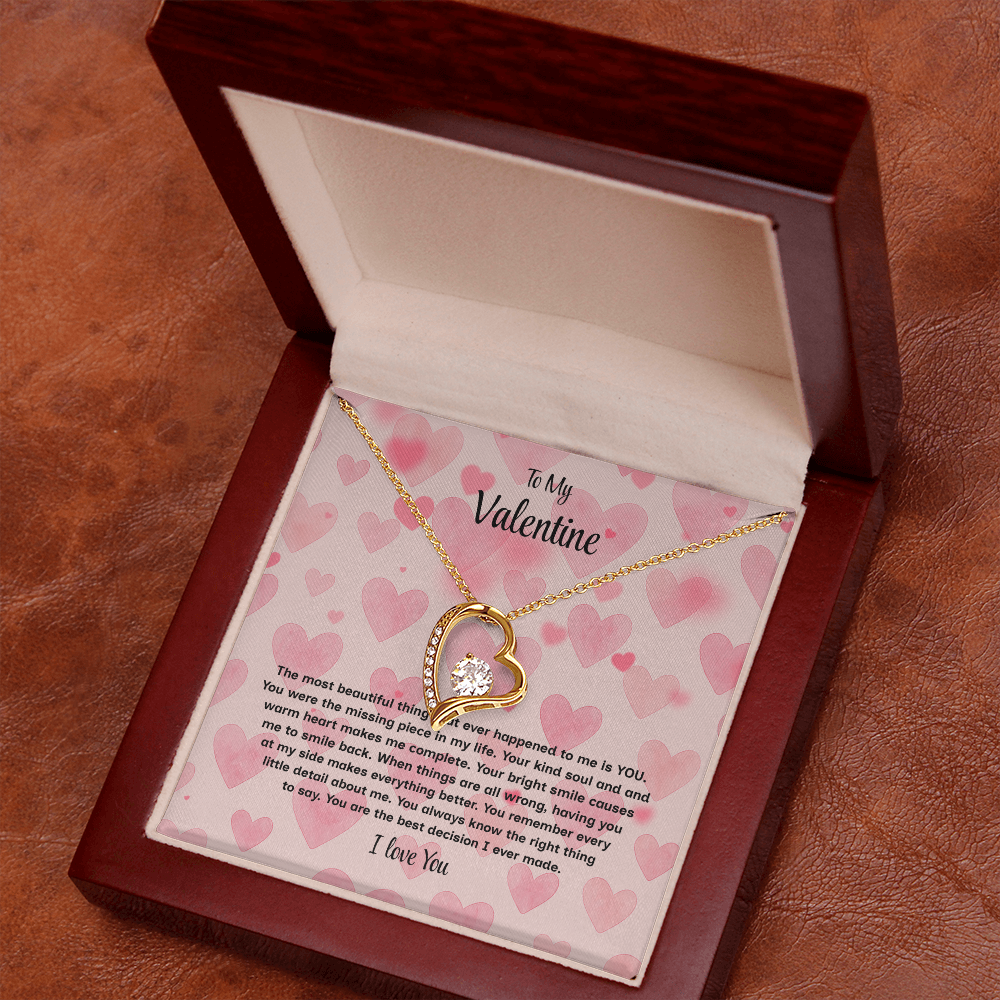 To My Valentine Forever Love Necklace – Heartfelt Romantic Gift