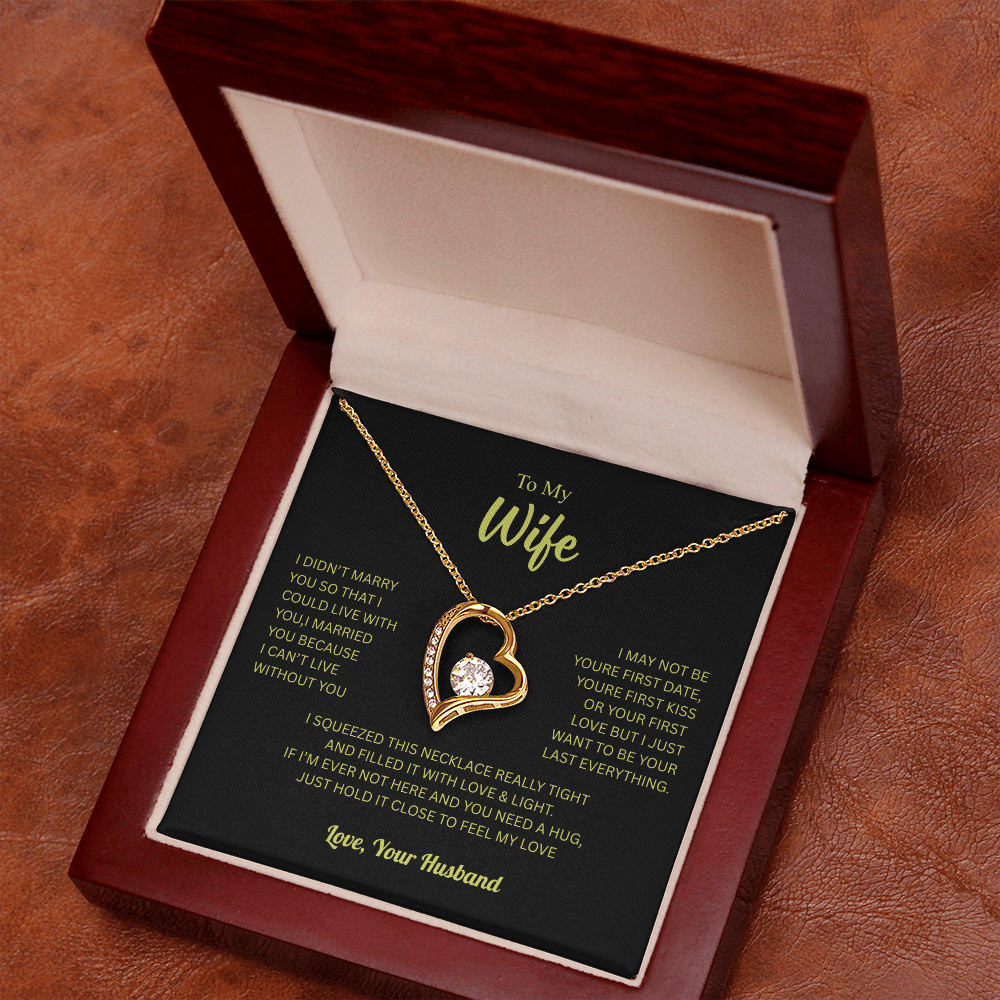 To My Wife From Husband Forever Love Necklace – Heartfelt Gift