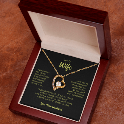 To My Wife From Husband Forever Love Necklace – Heartfelt Gift