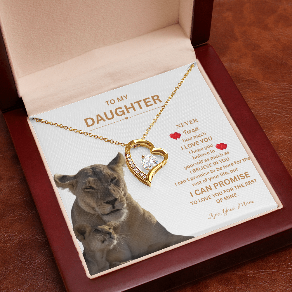 To My Daughter From Mom Necklace