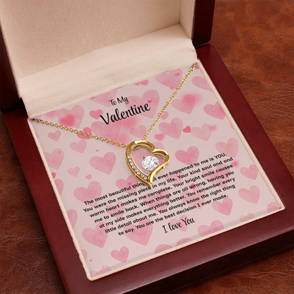 To My Valentine Forever Love Necklace – Heartfelt Romantic Gift
