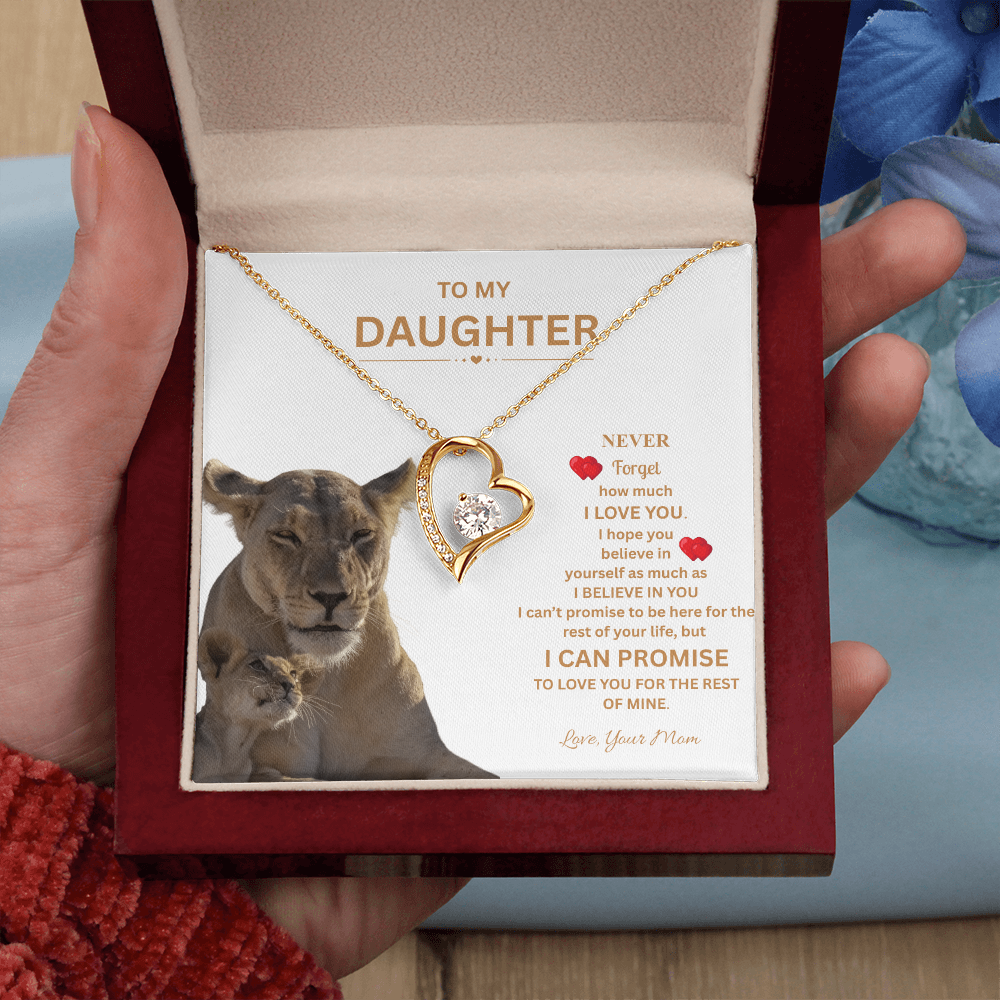 To My Daughter From Mom Necklace