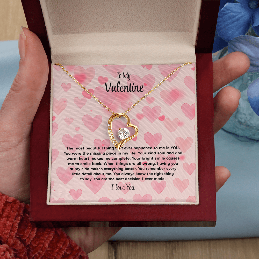 To My Valentine Forever Love Necklace – Heartfelt Romantic Gift