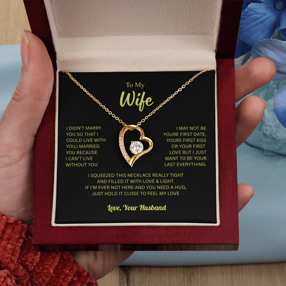 To My Wife From Husband Forever Love Necklace – Heartfelt Gift