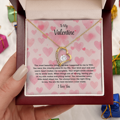 To My Valentine Forever Love Necklace – Heartfelt Romantic Gift