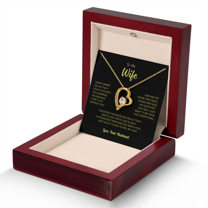 To My Wife From Husband Forever Love Necklace – Heartfelt Gift