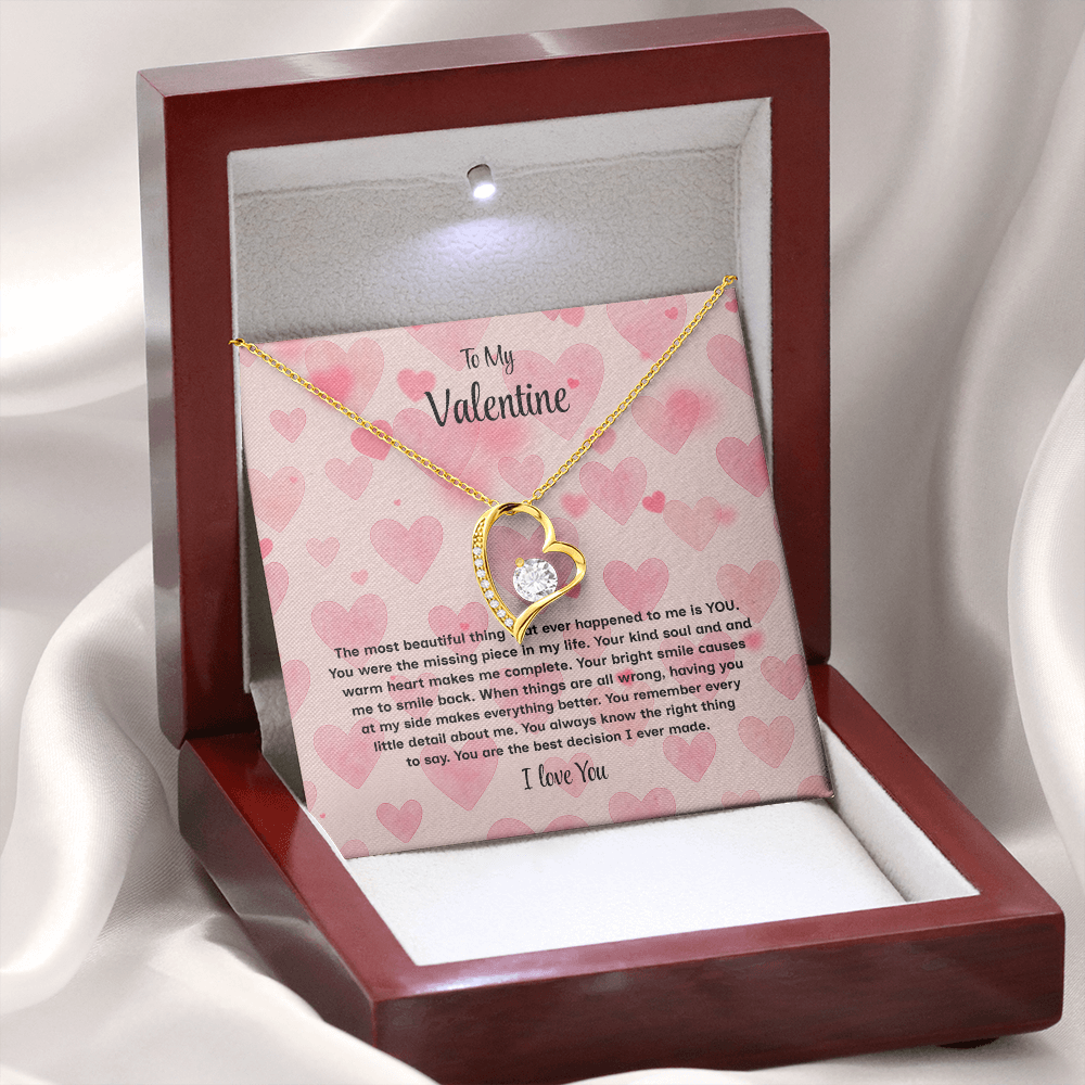 To My Valentine Forever Love Necklace – Heartfelt Romantic Gift