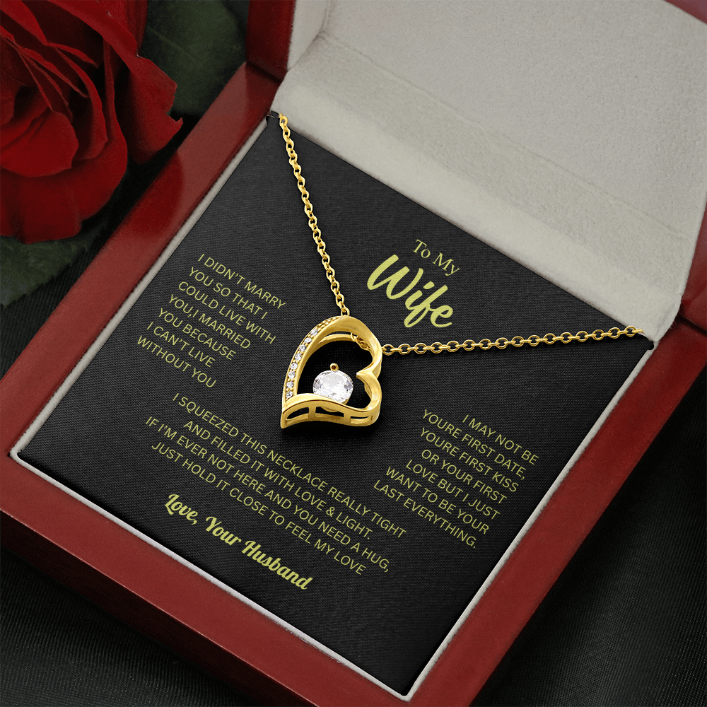 To My Wife From Husband Forever Love Necklace – Heartfelt Gift