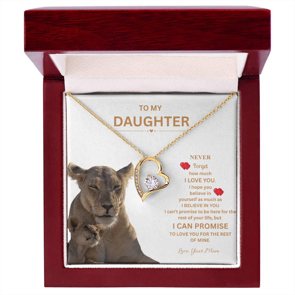 To My Daughter From Mom Necklace