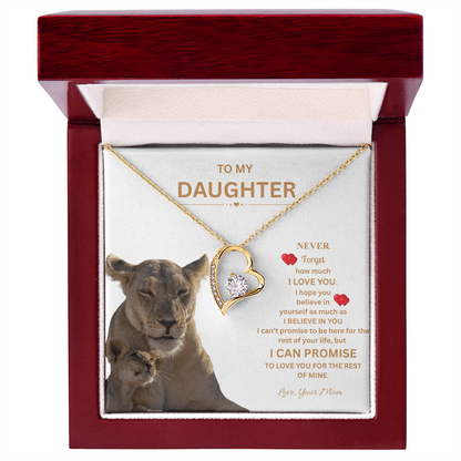 To My Daughter From Mom Necklace