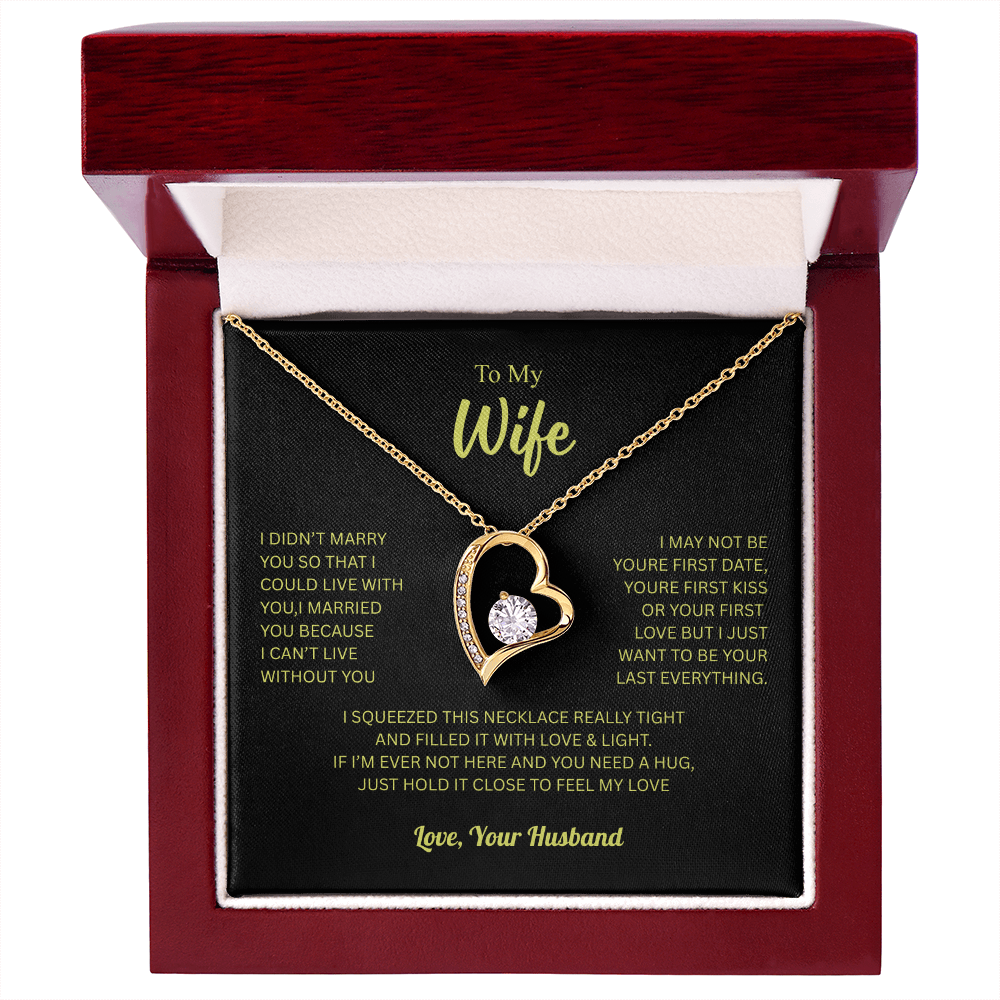 To My Wife From Husband Forever Love Necklace – Heartfelt Gift