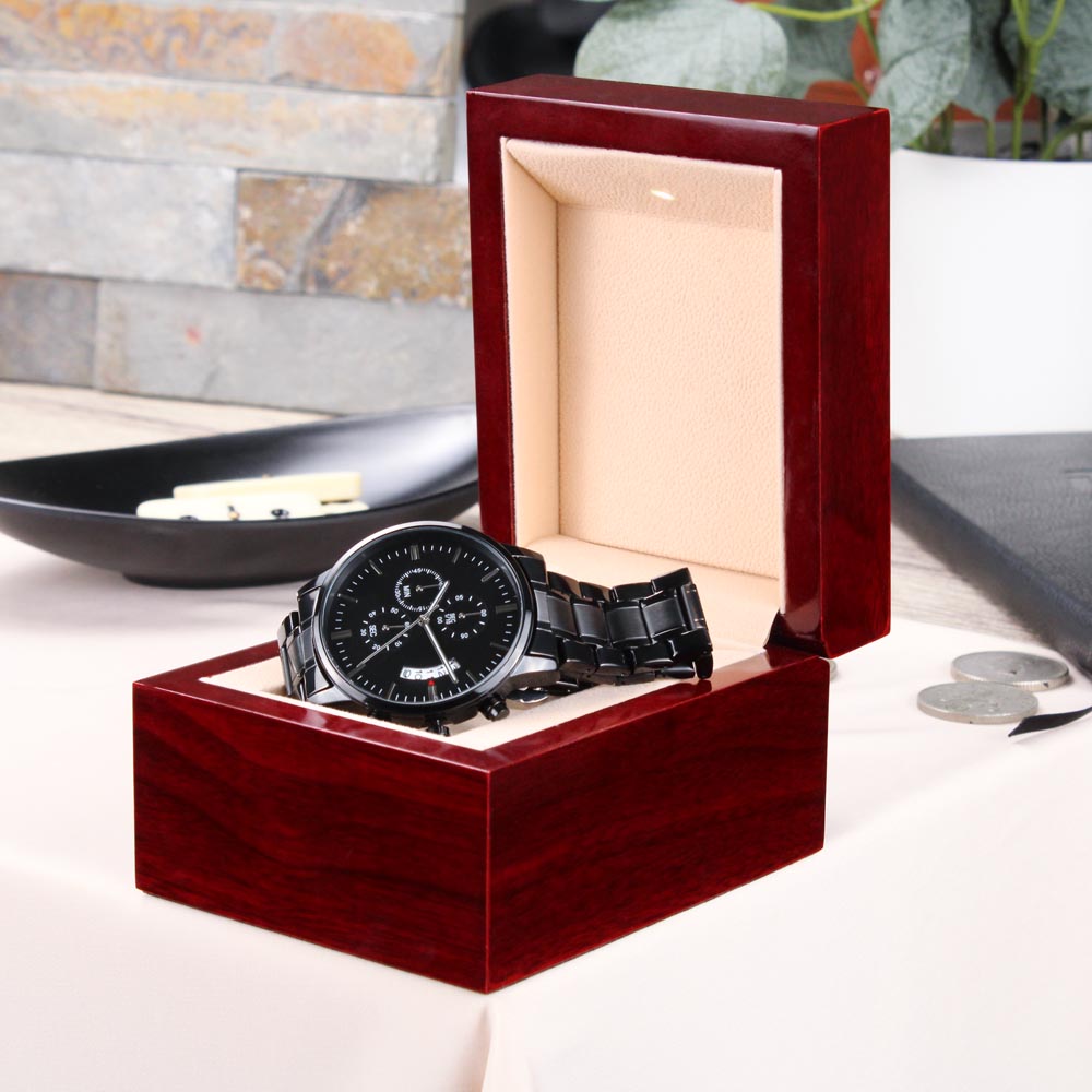 engraved watch gift for dad