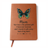 vegan leather mom journal