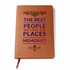 graphic leather memories journal