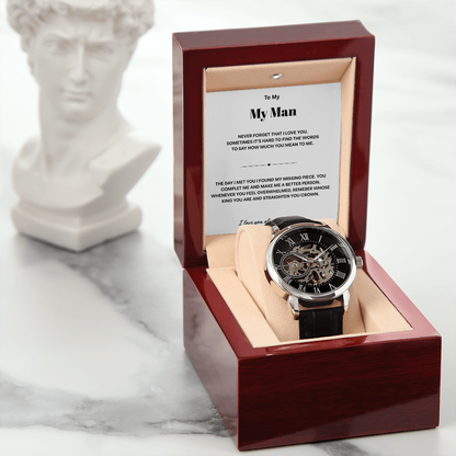 To My Man Watch Gift