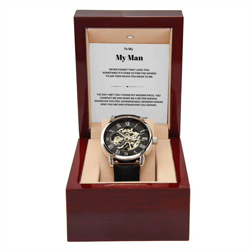 To My Man Watch Gift