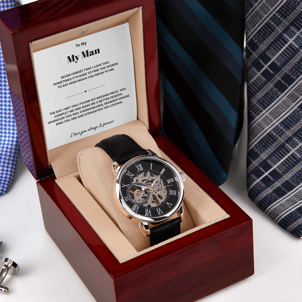 To My Man Watch Gift