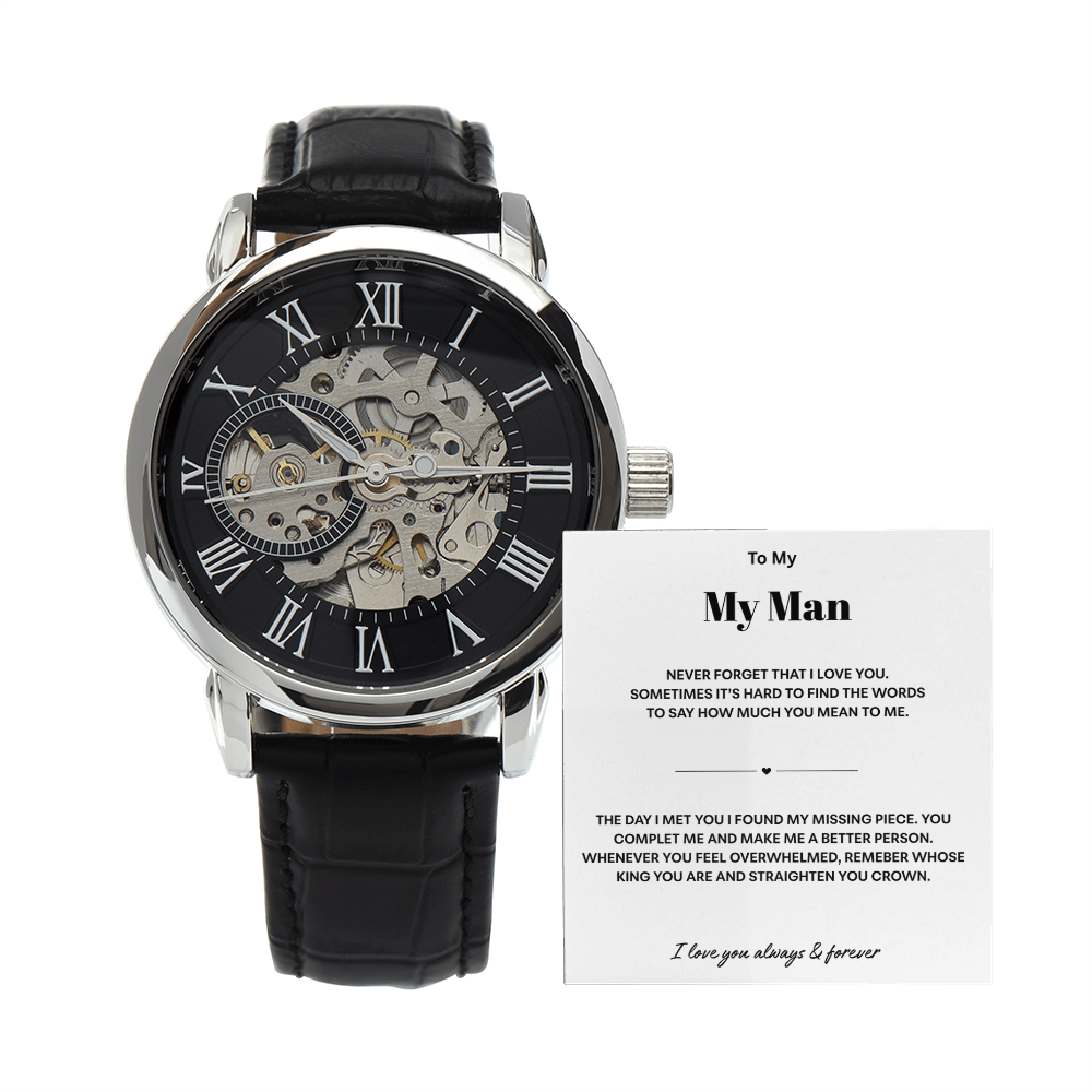To My Man Watch Gift