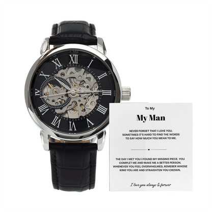 To My Man Watch Gift
