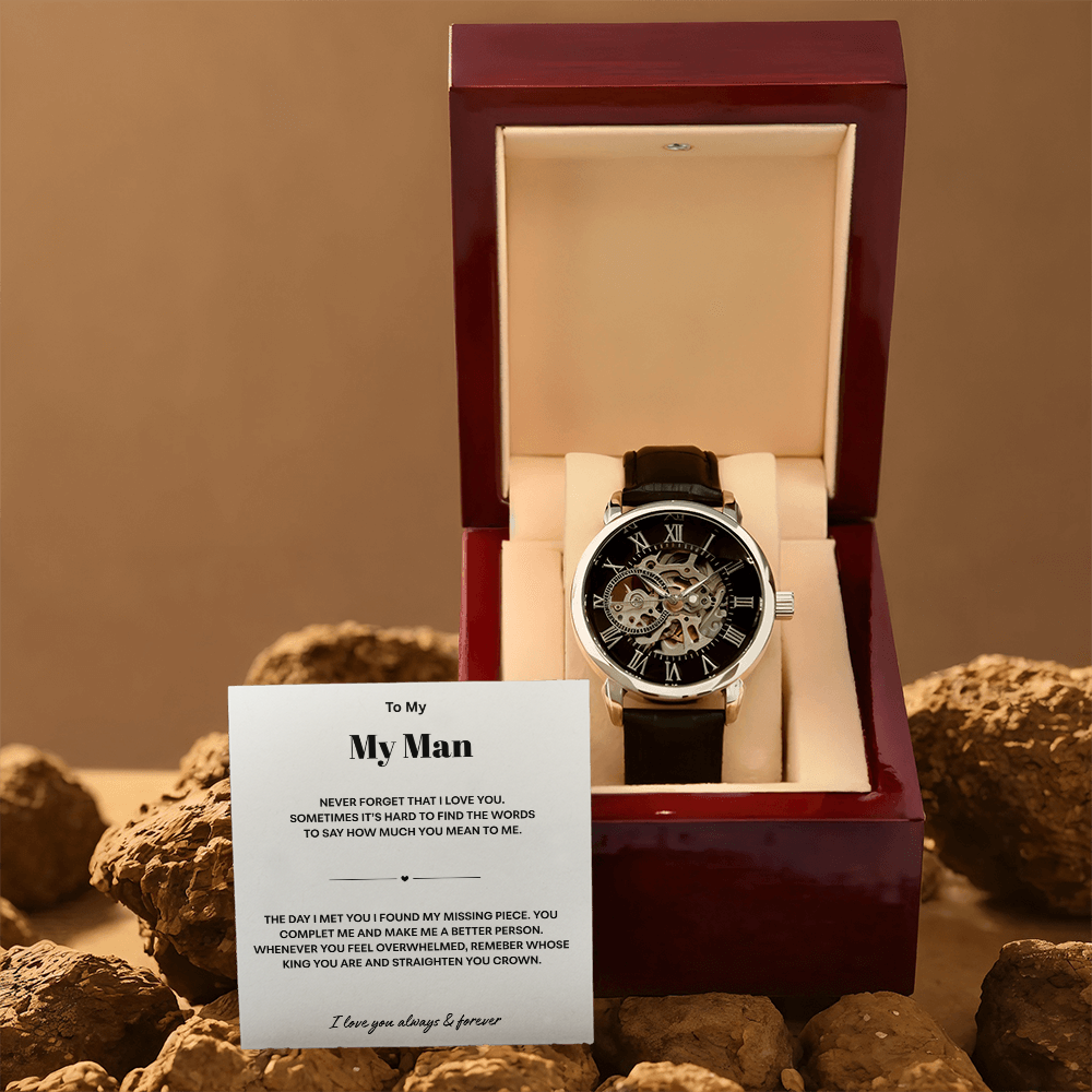 To My Man Watch Gift