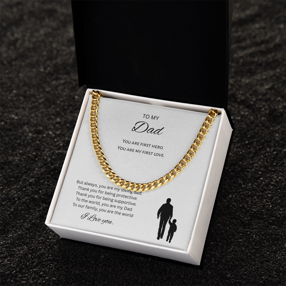 To My Dad Gift Necklace