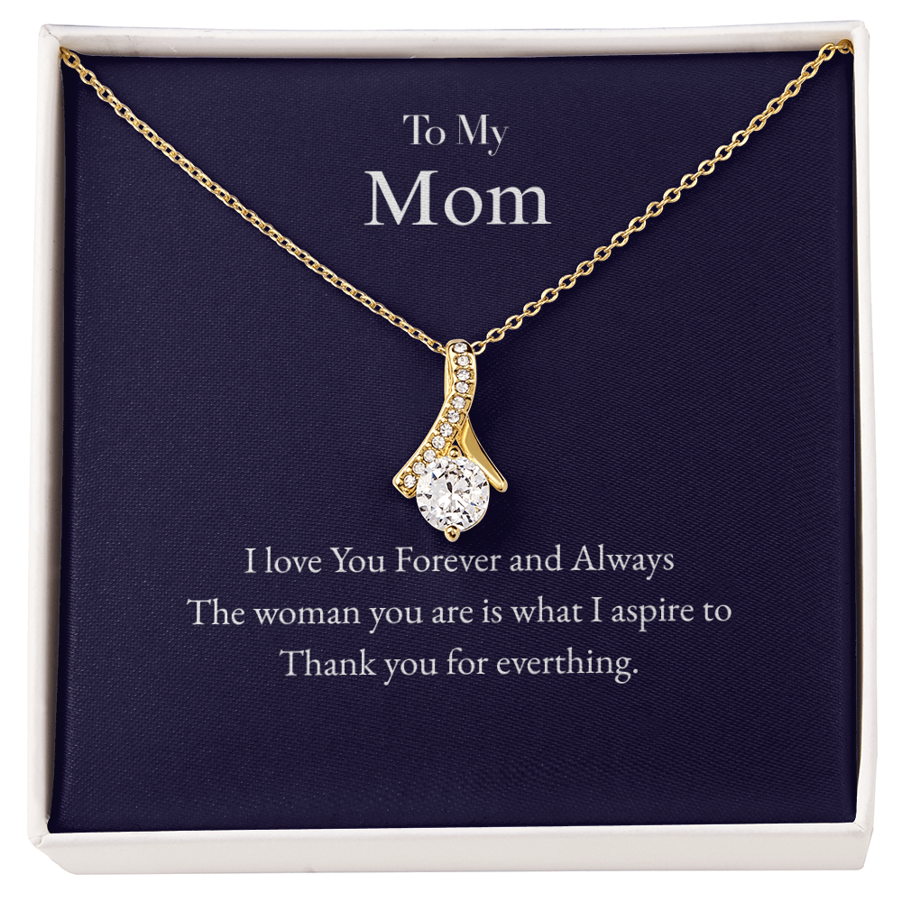 To My Mom Alluring Beauty Necklace – A Gift of Love &amp; Gratitude