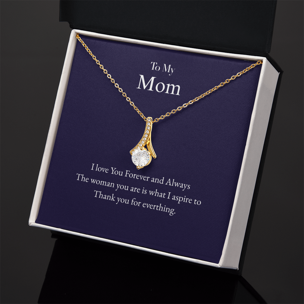 To My Mom necklace