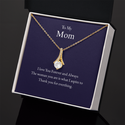To My Mom Alluring Beauty Necklace – A Gift of Love &amp; Gratitude