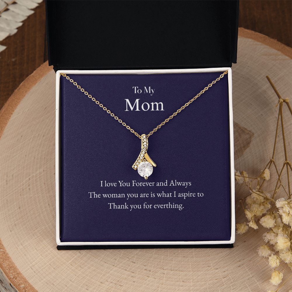 To My Mom Alluring Beauty Necklace – A Gift of Love &amp; Gratitude