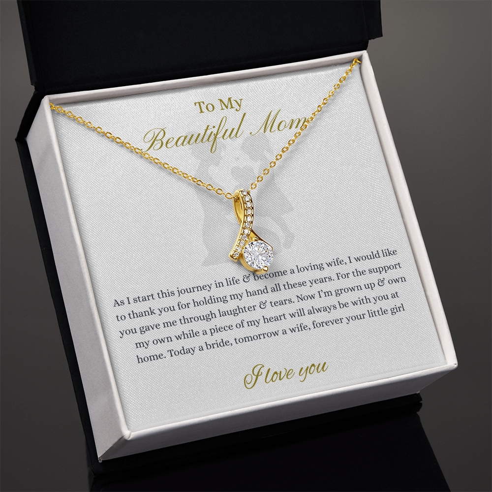 From Daughter to Mom necklace