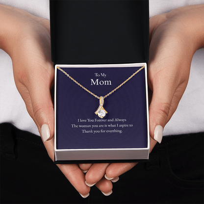 To My Mom Alluring Beauty Necklace – A Gift of Love &amp; Gratitude