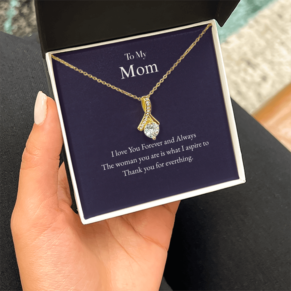 To My Mom Alluring Beauty Necklace – A Gift of Love &amp; Gratitude