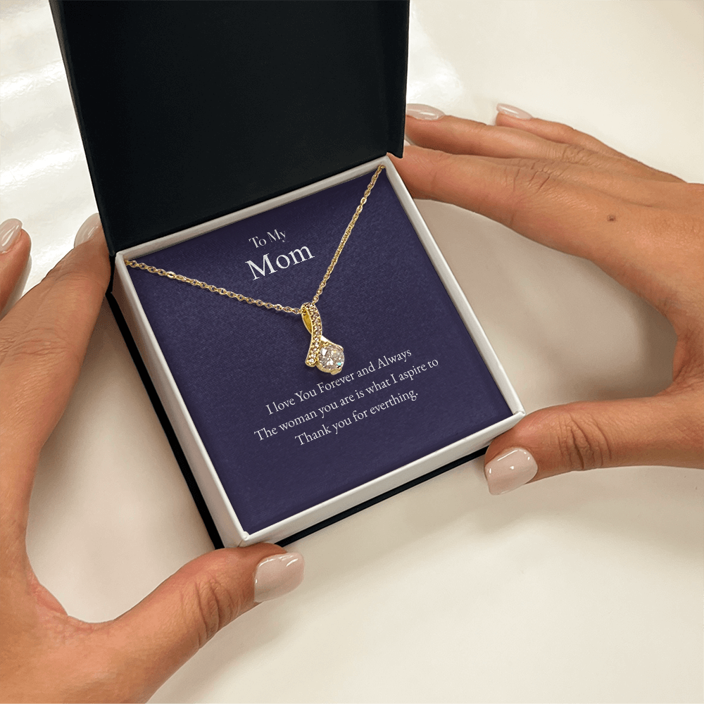 To My Mom Alluring Beauty Necklace – A Gift of Love &amp; Gratitude