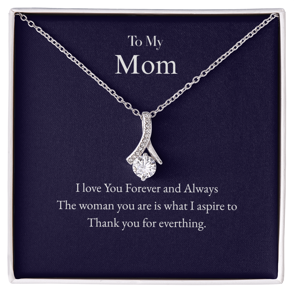 To My Mom necklace