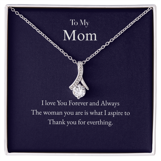 To My Mom necklace