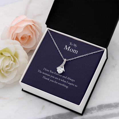 To My Mom Alluring Beauty Necklace – A Gift of Love &amp; Gratitude