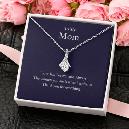 To My Mom Alluring Beauty Necklace – A Gift of Love &amp; Gratitude