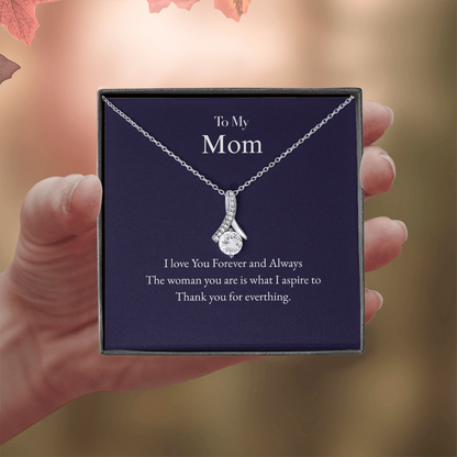 To My Mom Alluring Beauty Necklace – A Gift of Love &amp; Gratitude