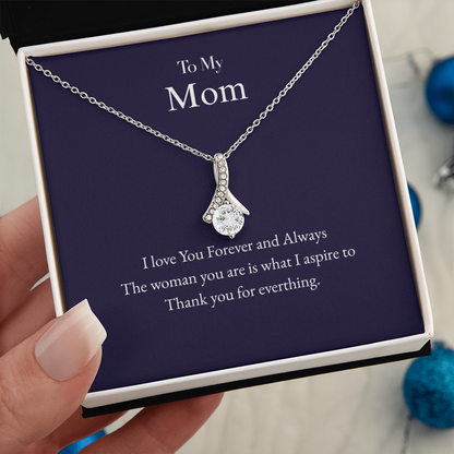 To My Mom Alluring Beauty Necklace – A Gift of Love &amp; Gratitude