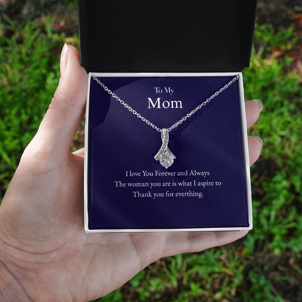 To My Mom Alluring Beauty Necklace – A Gift of Love &amp; Gratitude