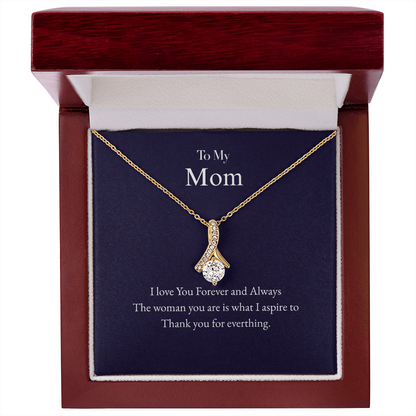 To My Mom Alluring Beauty Necklace – A Gift of Love &amp; Gratitude