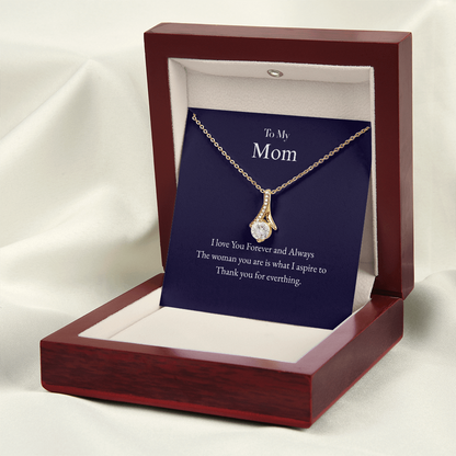 To My Mom Alluring Beauty Necklace – A Gift of Love &amp; Gratitude