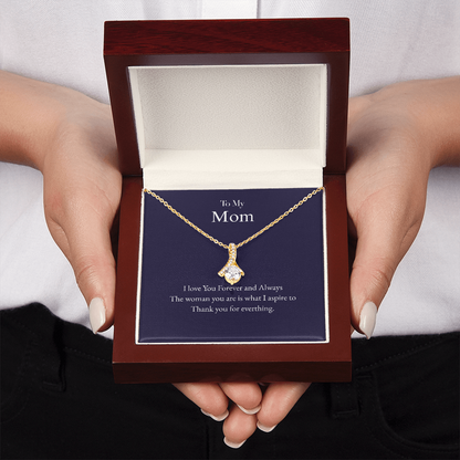To My Mom Alluring Beauty Necklace – A Gift of Love &amp; Gratitude