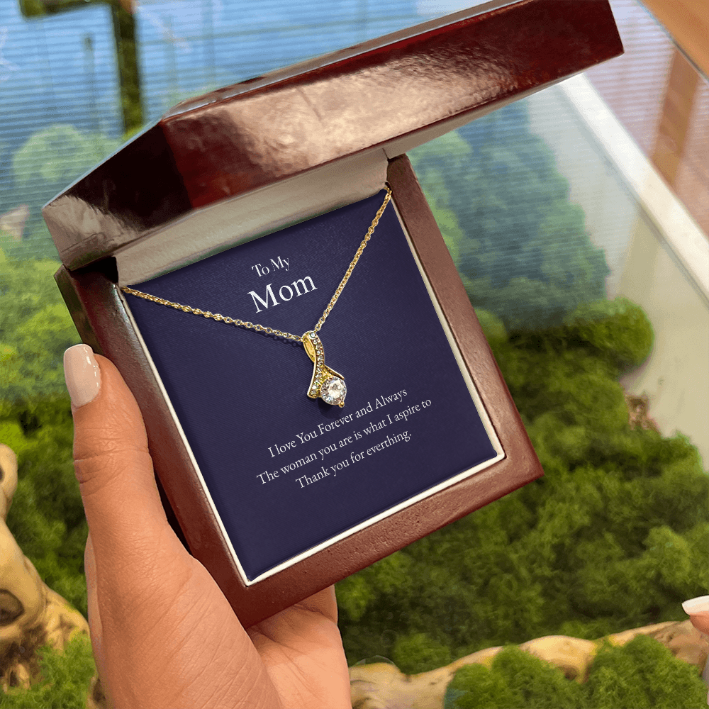 To My Mom Alluring Beauty Necklace – A Gift of Love &amp; Gratitude