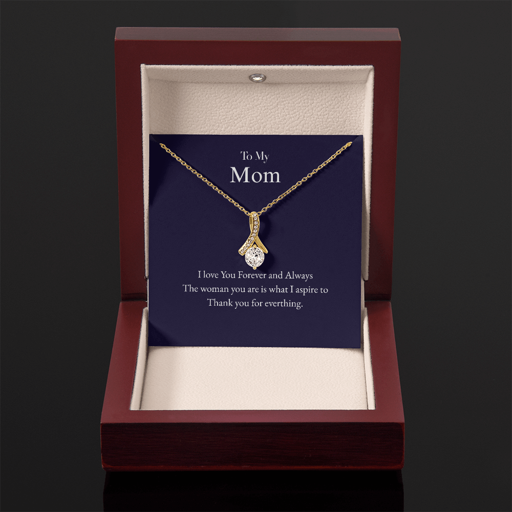 To My Mom Alluring Beauty Necklace – A Gift of Love &amp; Gratitude