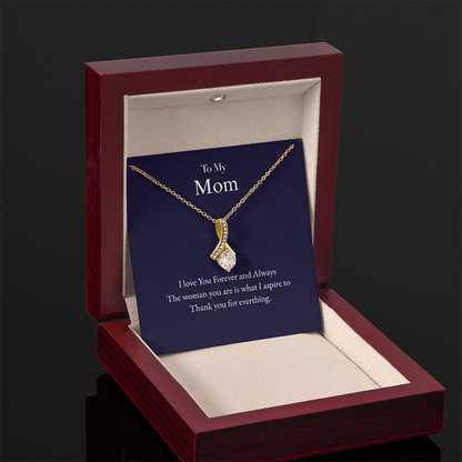 To My Mom Alluring Beauty Necklace – A Gift of Love &amp; Gratitude